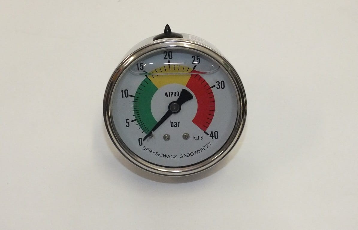 Manometr 0-40 bar D63 G1/4" do elektrozaworu