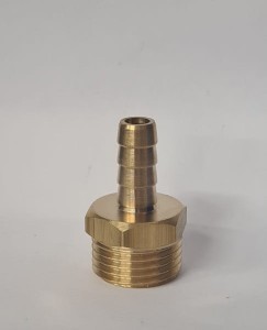 Końcówka D8 G 1/2" GZ mosiężna