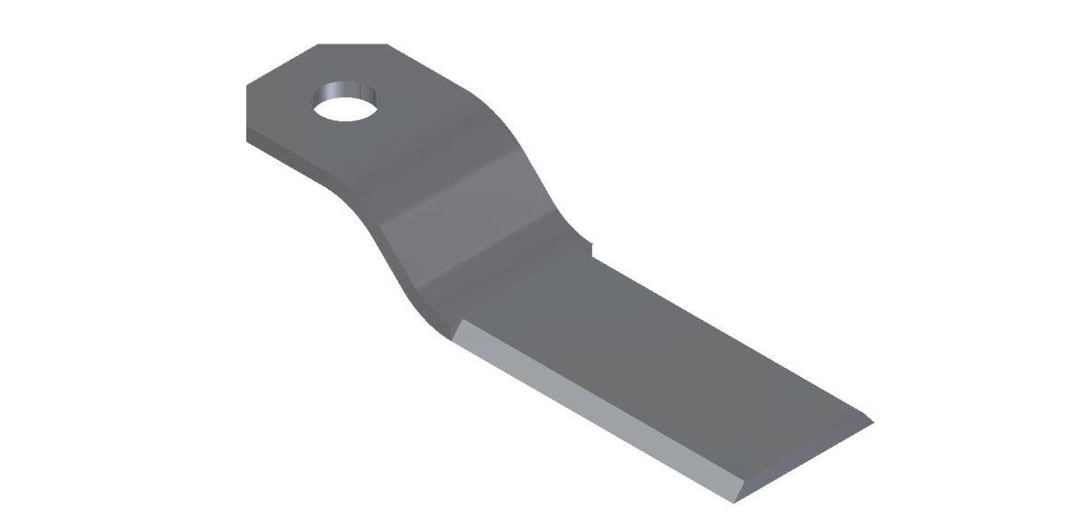 Nóż kosiarko-rozdrabniacza RZ czarny