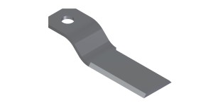 Nóż kosiarko-rozdrabniacza RZ czarny