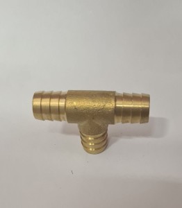 Trójnik D16 mosiężny