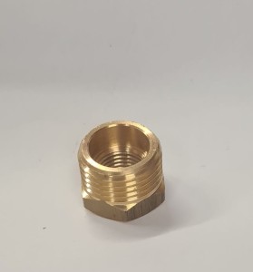 Redukcja G 1/2" X G 1/4" mosiężna