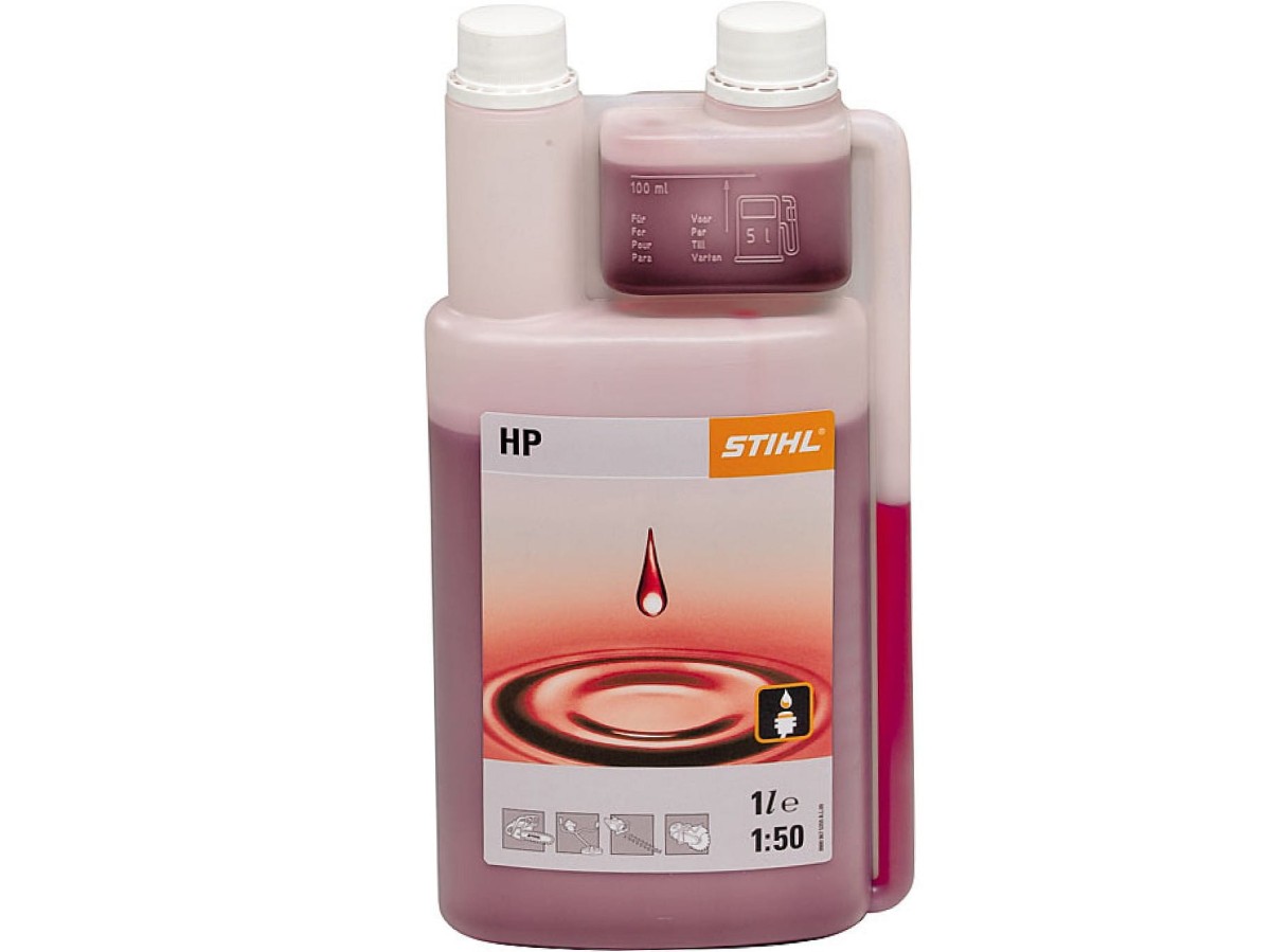 Olej do mieszanki STIHL HP 1:50 1 l czerwony z dozownikiem