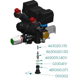 Zaślepka D10 do elektrozaworu Arag 481 / 881