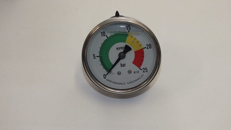 Manometr 0-25 bar D63 G1/4" do elektrozaworu