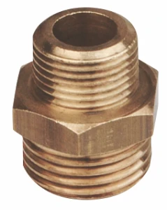 Nypel 2x GZ 1/2" mosiężny włoski