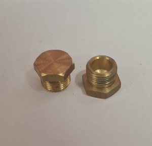 Korek 3/8" GZ mosiężny