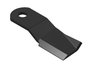 Nóż kosiarki Fischer uchylny prawy GL4-D600