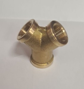 Trójnik Y G 3/8" mosiężny