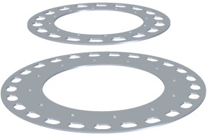 Tarcza dziurkowana pomiaru prędkości Rauch
