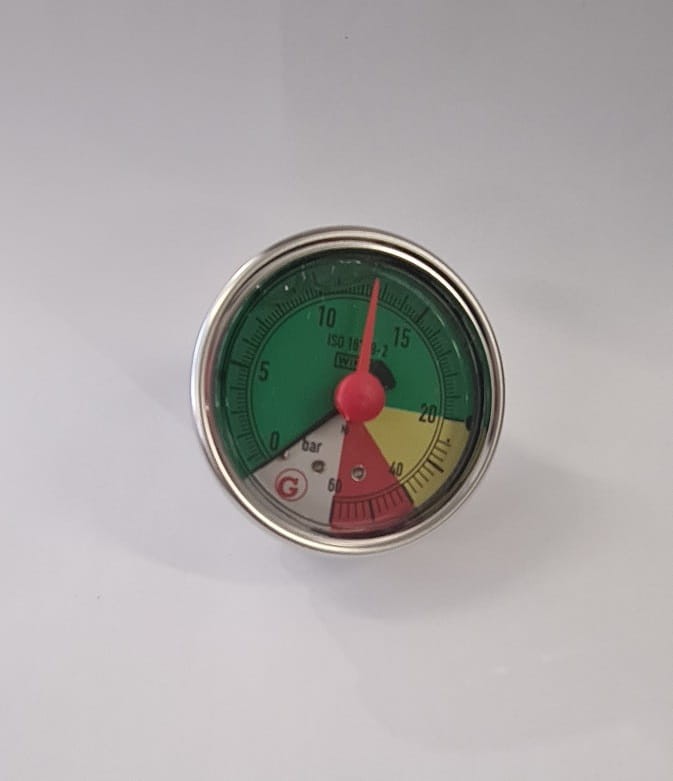 Manometr 0-20/60 bar D63 G1/4" WIKA logarytmiczny