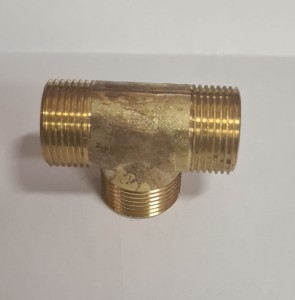 Trójnik 3x G 3/4" mosiężny nyplowy GZ