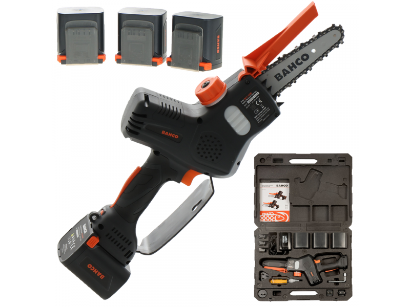 Piła akumulatorowa BAHCO BCL15WB z 3 akumulatorami BCL1B08IB