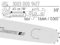 Prowadnica Stihl Rollomatic ES 3/8x1,6x66 45 cm 18" 11 zębów