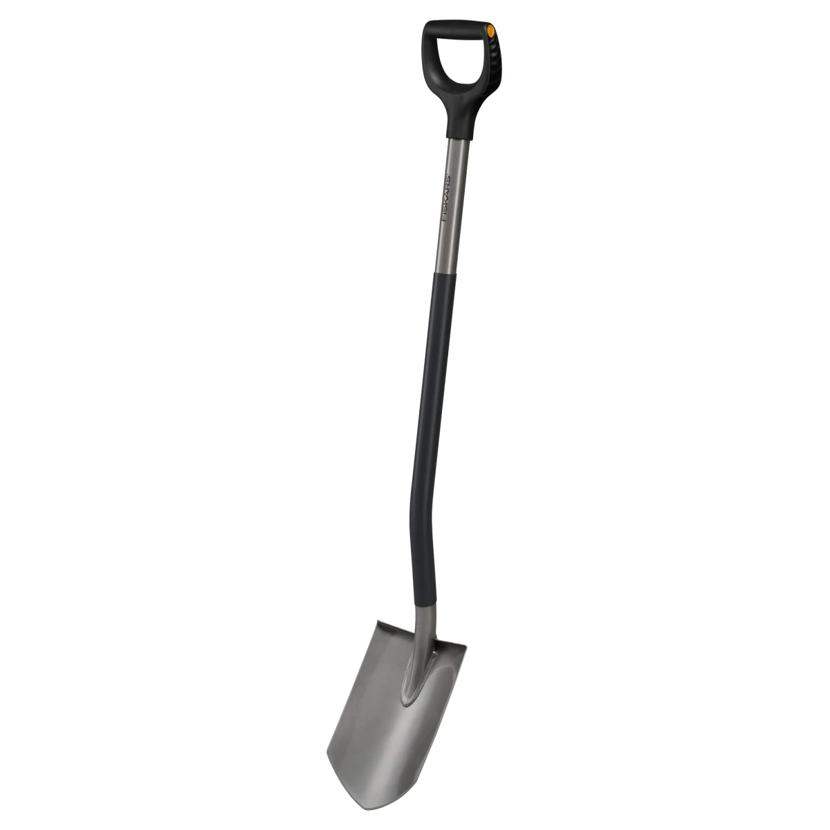 Szpadel Fiskars Ergonomic ostry szary