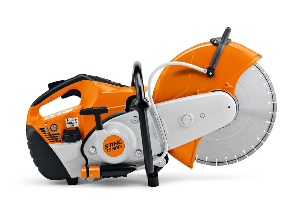 Przecinarka spalinowa Stihl TS 500i-A z tarczą korundową Ø350 mm 14"