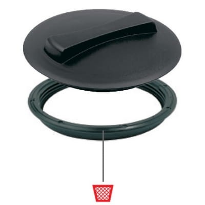 Pokrywa odkręcana D350 z pierścieniem