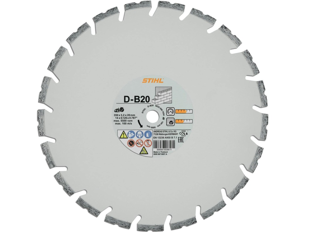 Tarcza diamentowa Stihl D-B20 Ø350 mm 14" ogólnobudowlane