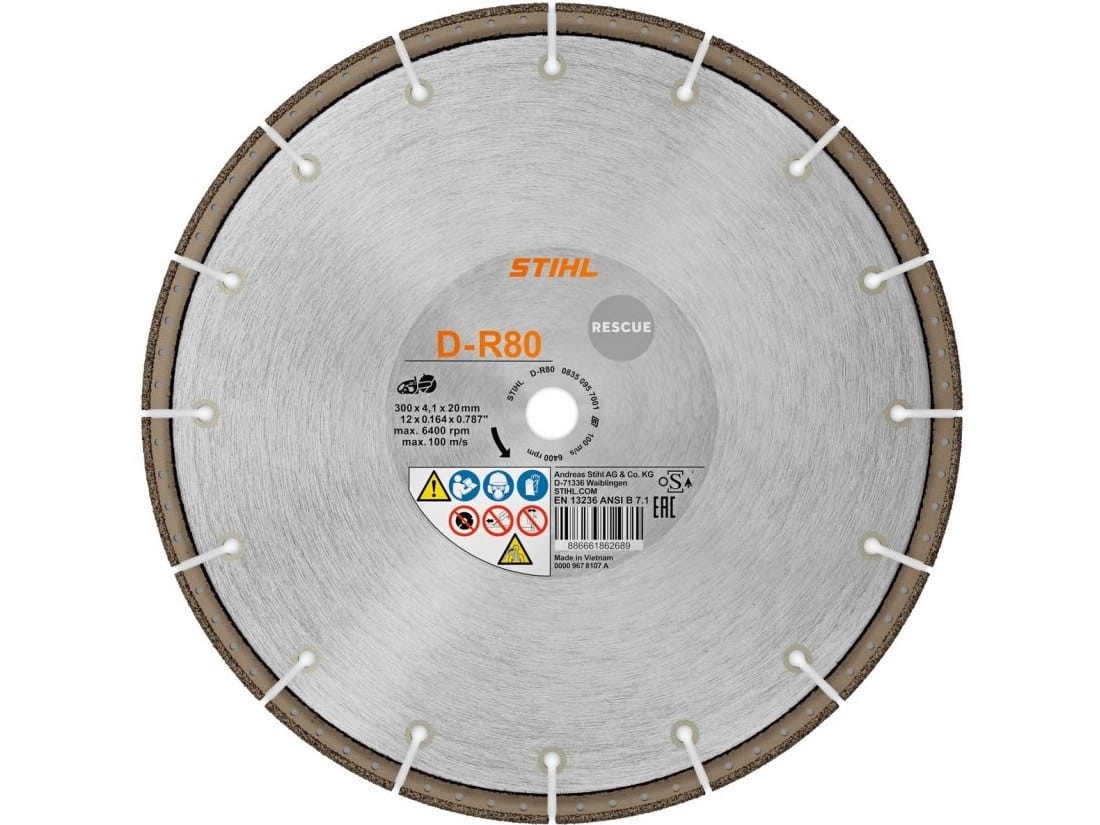 Tarcza diamentowa ratownicza Stihl D-R80 Ø300 mm 12" do TSA300, TS410i, TS480i