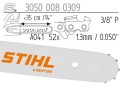 Prowadnica Stihl Light 04 3/8x1,3x52 35 cm 14" 6 zębów