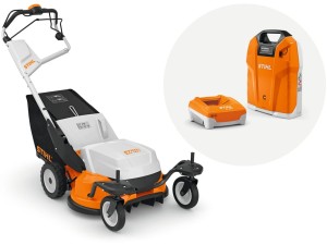 Kosiarka akumulatorowa Stihl RMA 765 V z AR 3000L, AL 501 i adapterem łączącym
