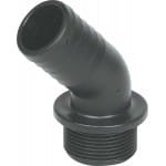 Króciec kątowy 45° -kolano d30 1"1/2