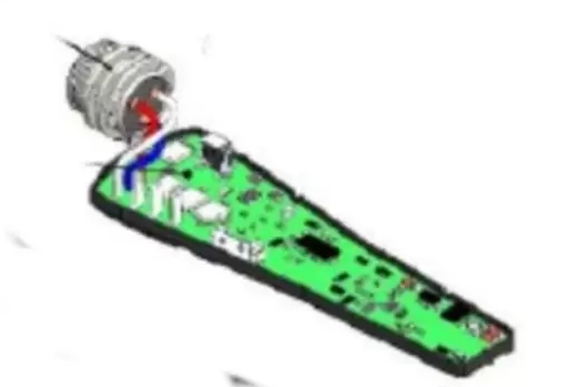 Karta elektroniczna dolna sekatora Electrocoup F3015 823C