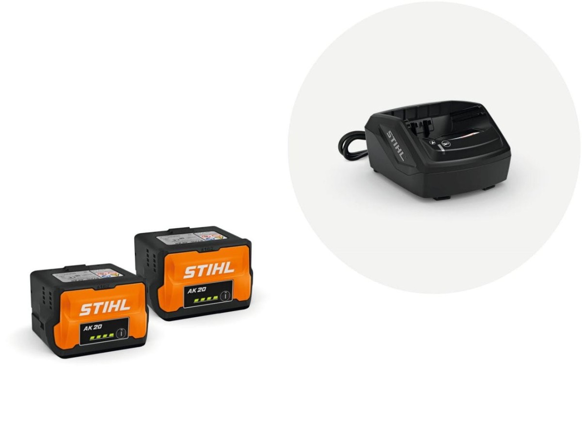 Zestaw startowy Stihl AK 20 PLUS 2 x AK20 z AL 101