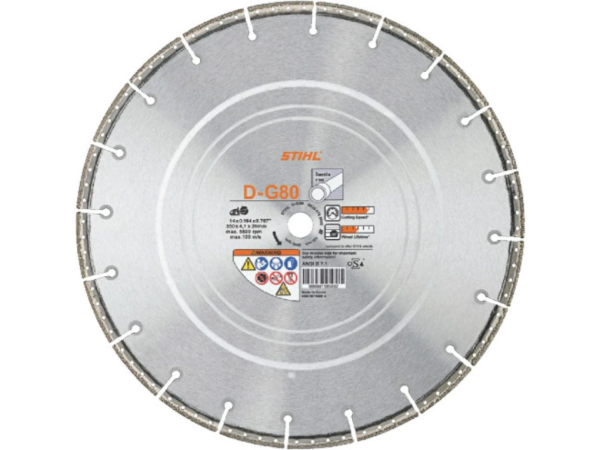 Tarcza diamentowa Stihl D-G80 Ø350 mm 14" do żeliwa