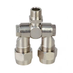 Oprawa rozpylaczy G 1/4" GW podwójna z regulowanym kątem