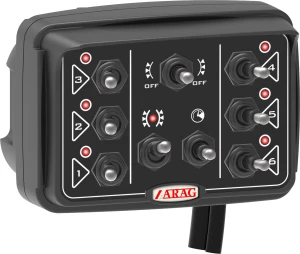 Panel elektrozaworu Arag 4 sekcyjny 3 żyłowy