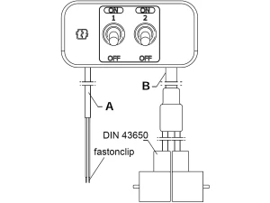 Panel elektrozaworu sadowniczego Arag / Geoline 2 sekcje bez manometru CRD