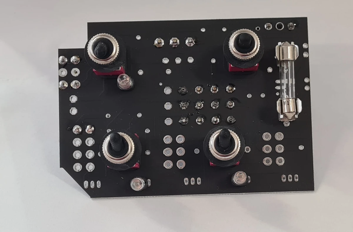 Płytka panelu sterującego Arag 2 sekcje z podświetleniem -stary typ