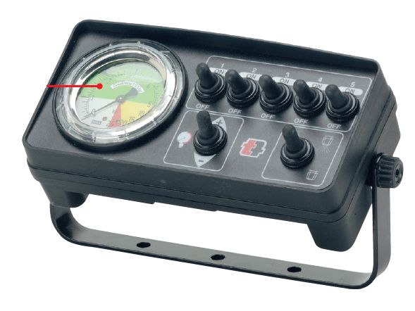 Panel elektrozaworu Geoline 5 sekcji bez manometru RD