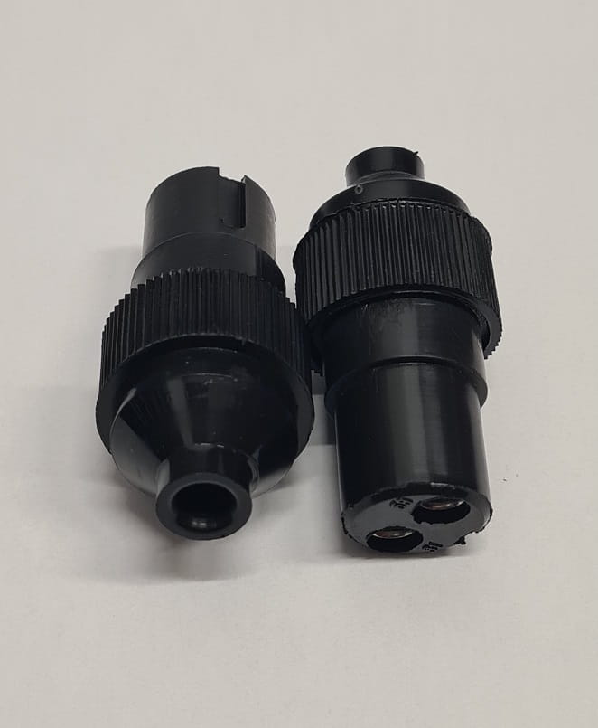 Wtyczka 2-PINOWE 12/24V M 02928 ŻEŃSKA