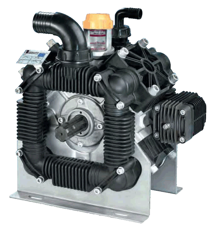 Pompa Bertolini POLY 2180VD z wałem przelotowym