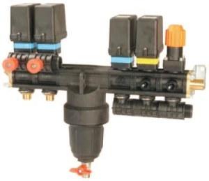 Elektrozawór opryskiwacza Arag 461 2 sekcje z filtrem