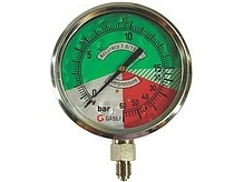 Manometr M63 0-15/60 12X1,5 glicerynowy logarytmiczny