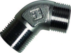 Złączka kątowa 60° GZ 3/4" niklowana