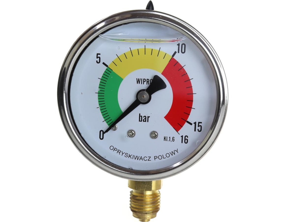 Manometr M63 0-16 bar 1/4" glicerynowy Inox