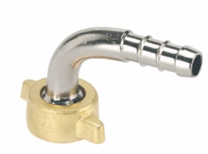 Kolanko mosiężna przewód D10 G1/2" motylek