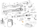 Spust sekatora Bahco BCL25IB, BCL235 kpl. BCL23506