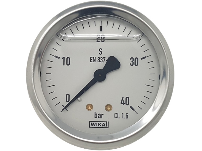 Manometr M63 Wika G 1/4" 0/40 bar tył