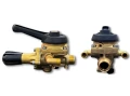 Zawór sterujący Braglia M170 OT mosiężny stałociśnieniowy z manometrem