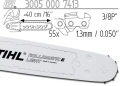 Prowadnica Stihl Rollomatic E Light 3/8x1,3x55 40 cm 16" 9 zębów