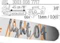 Prowadnica Stihl Light 04 3/8x1,6x66 45 cm 18" 10 zębów