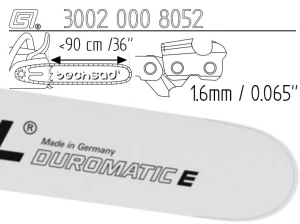 Prowadnica Stihl Duromatic E (-)x1,6x104 90 cm 36" 