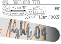 Prowadnica Stihl Light 04 3/8x1,6x60 40 cm 16" 10 zębów