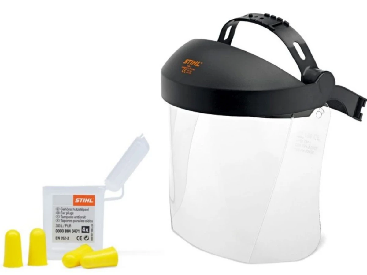 Osłona twarzy i słuchu Stihl Function GSS PC (GPC 33) - poliwęglan z gumką