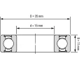 Łożysko 6202 15x35x11 TS420